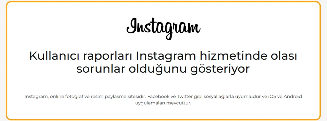 Instagram çöktü mü: Instagram neden açılmıyor? 6 Mayıs Instagram erişim sorunu son dakika
