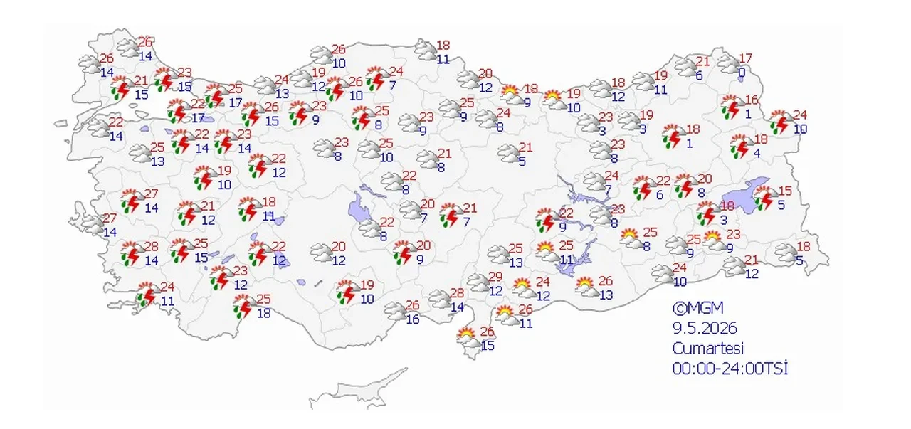 Meteoroloji çok sayıda kenti uyardı! Kar yağışı ve sağanak bir anda bastıracak 
