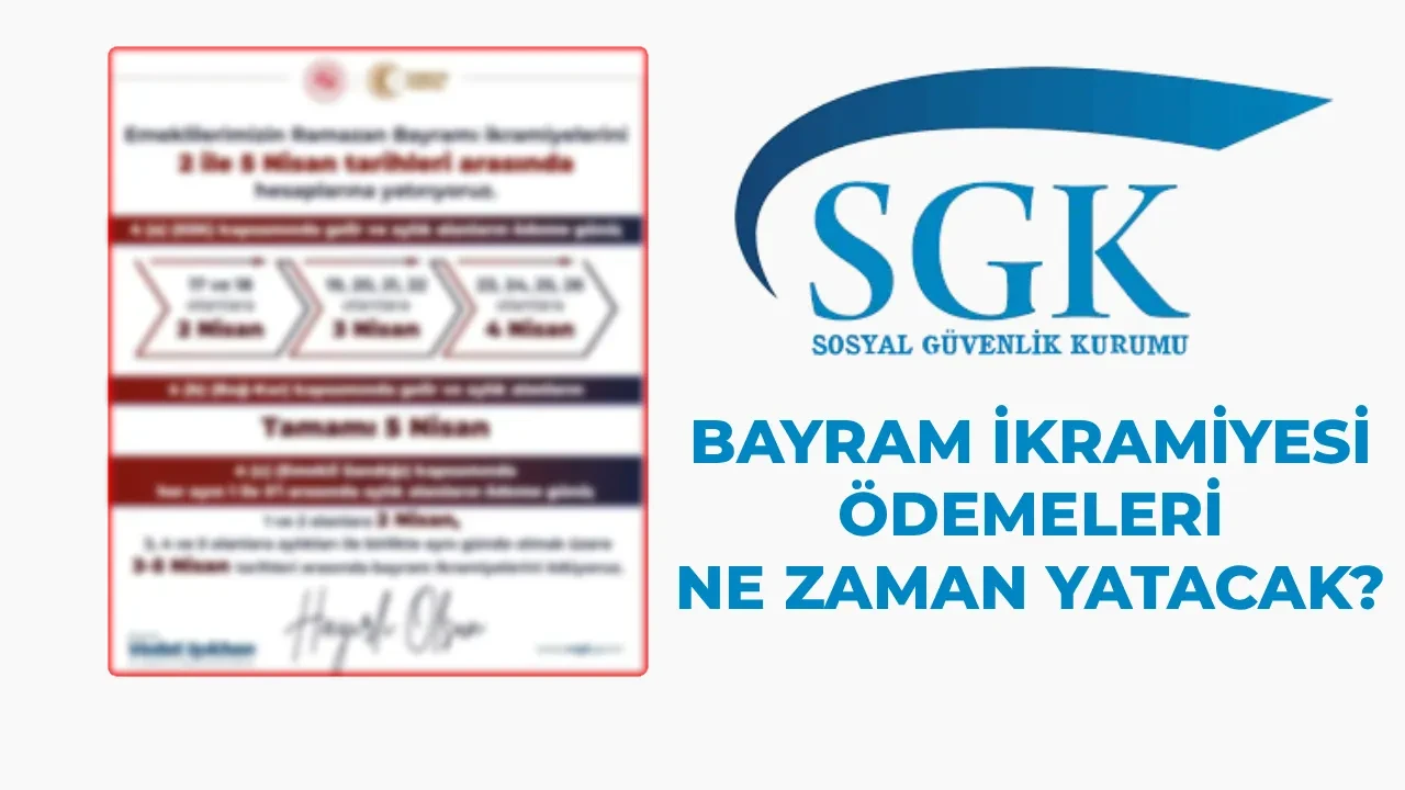 SGK Kurban Bayramı emekli bayram ikramiyesi ödeme takvimi günleri 2026! Kurban Bayramı 4 bin lira ikramiyeleri ne zaman yatacak?