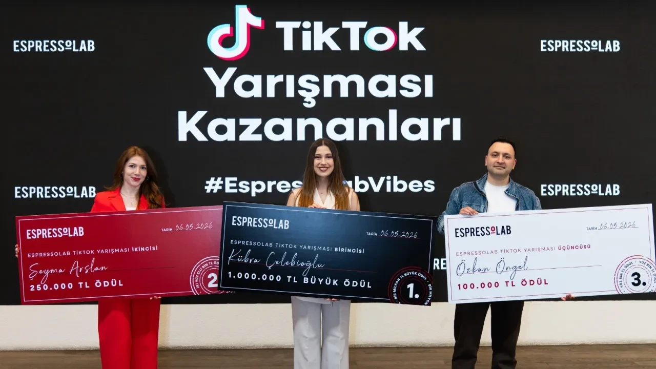 Espressolab TikTok yarışmasının kazananları ödüllerini aldı!