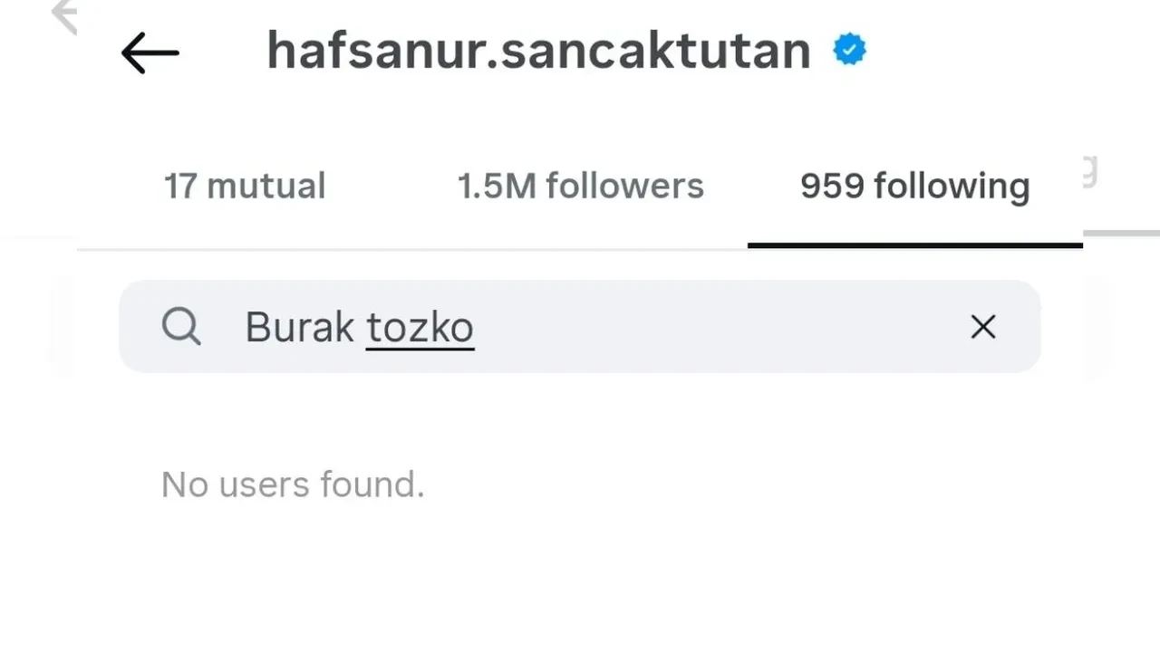 Hafsanur Sancaktutan’dan şoke eden hamle! Rol arkadaşı Burak Tozkoparan’ı takipten çıktı