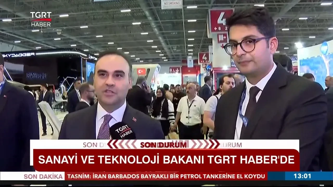 Bakan Kacır TGRT Haber’e açıkladı: Savunma Sanayinde ihracat rekoru ve 1 trilyon dolarlık uzay hedefi