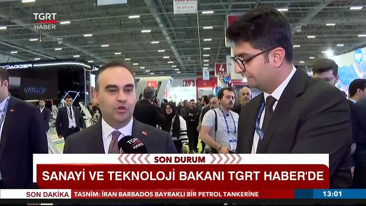 Bakan Kacır TGRT Haber’e açıkladı: Savunma Sanayinde ihracat rekoru ve 1 trilyon dolarlık uzay hedefi