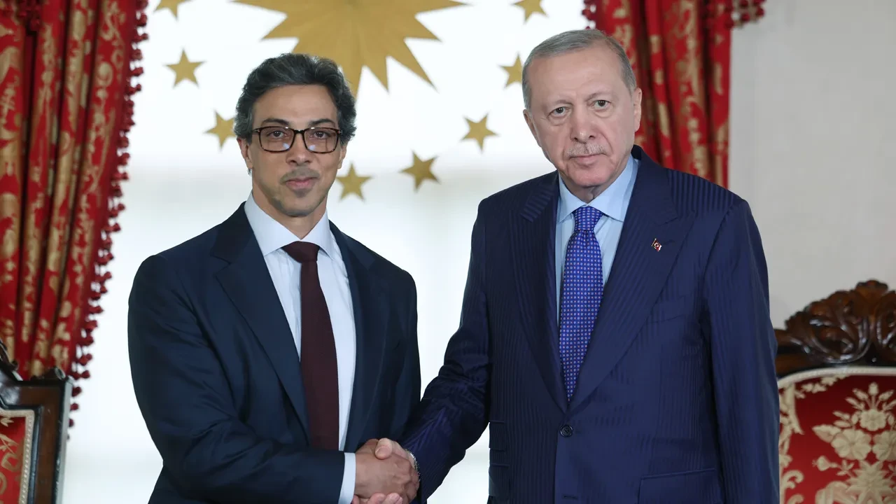 Cumhurbaşkanı Erdoğan BAE Devlet Başkan Yardımcısı Al Nahyan'ı kabul etti