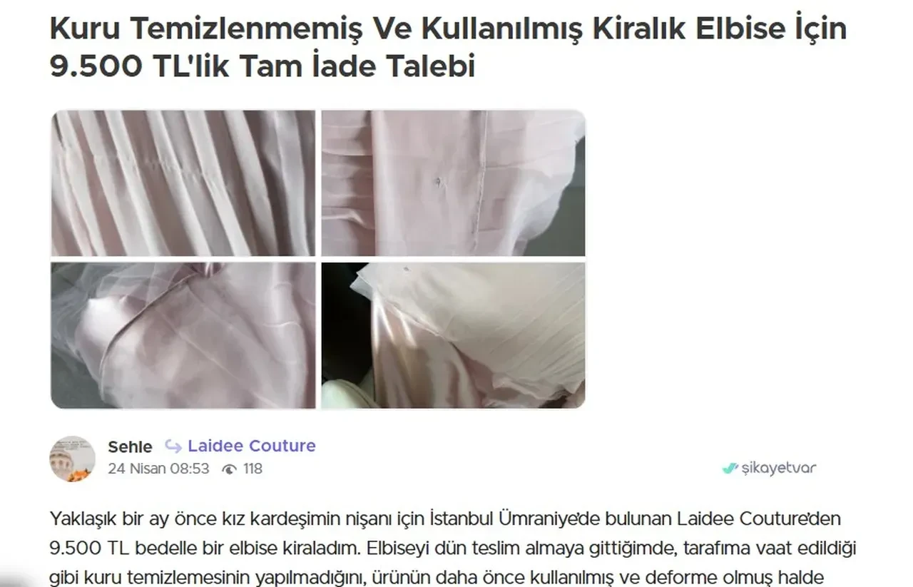 Gelin adayları isyanda! Parayı peşin aldılar, yırtık elbise yolladılar! Düğün öncesi büyük mağduriyet
