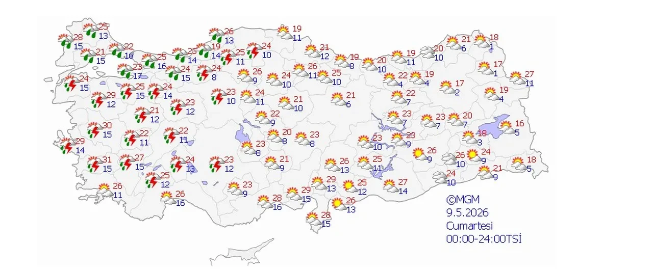 Meteoroloji gün vererek uyardı! İstanbul dahil birçok kente kuvvetli sağanak geliyor