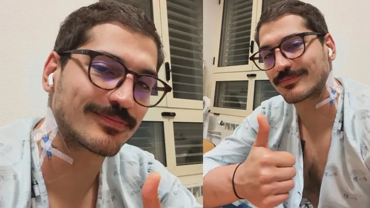 Oktay Çubuk'tan sağlık duruma dair flaş gelişme! Ölümden dönen oyuncu hastane odasından paylaştı