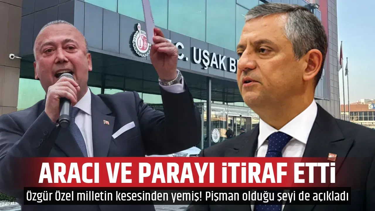 ARACI VE PARAYI İTİRAF ETTİ