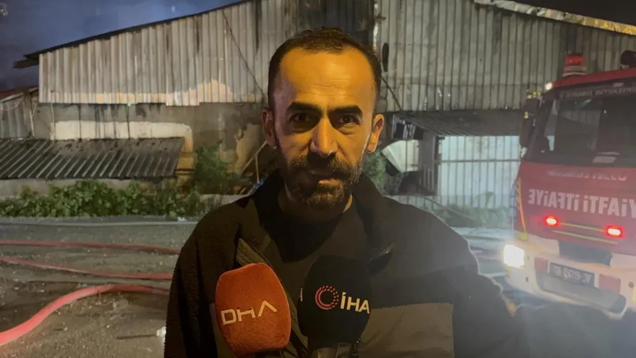 Arnavutköy'de fabrikada korkutan yangın!