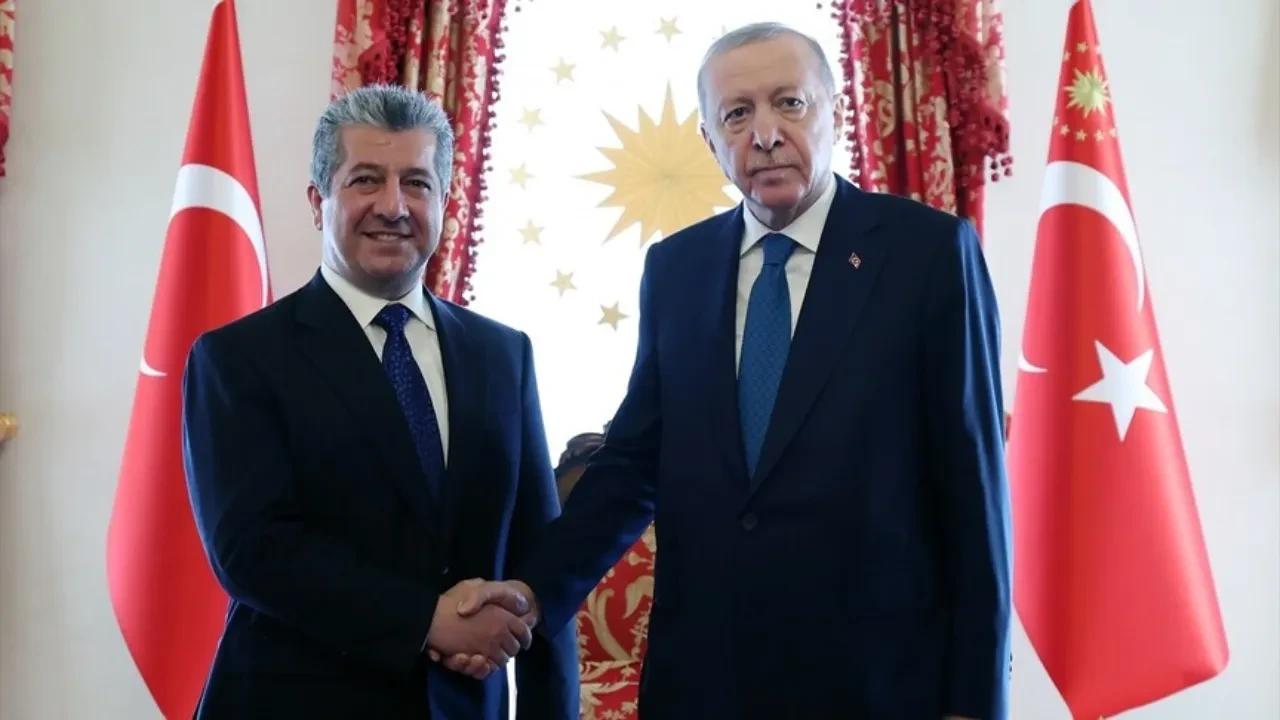 Cumhurbaşkanı Erdoğan, IKBY Başbakanı Barzani ile İstanbul'da görüştü!