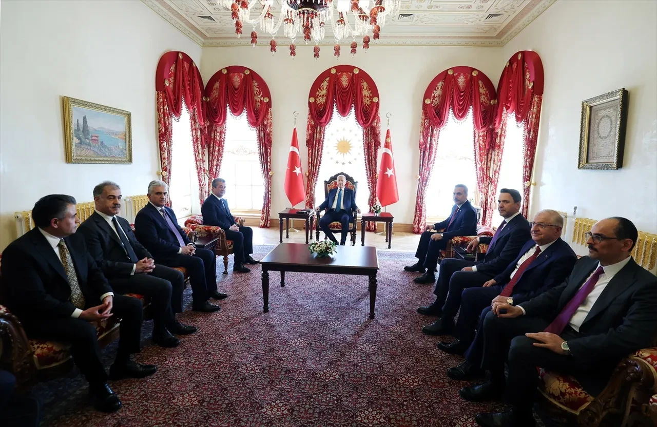 Cumhurbaşkanı Erdoğan, IKBY Başbakanı Barzani ile İstanbul'da görüştü!