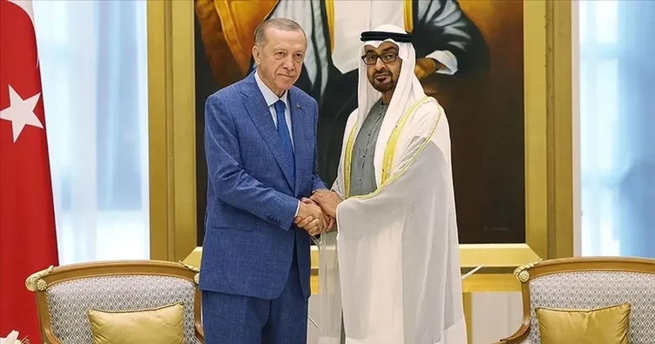 Cumhurbaşkanı Recep Tayyip Erdoğan, BAE Devlet Başkanı ile görüştü!