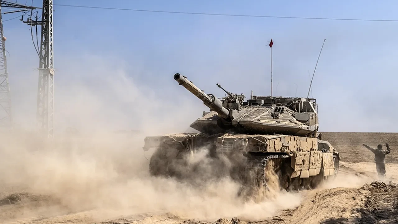 Hizbullah İsrail tankını böyle vurdu