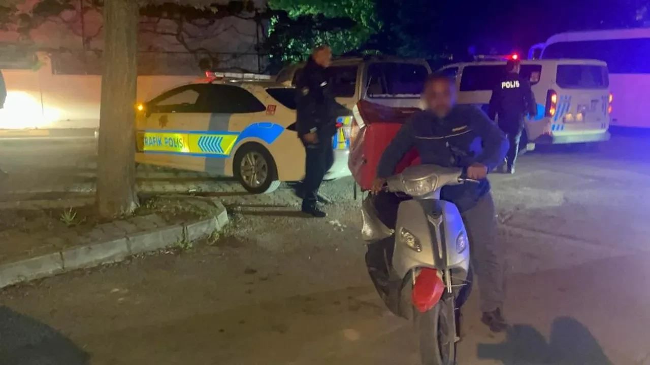 Karaman'da polisten kaçan motosiklet sürücüsüne ceza yağdı