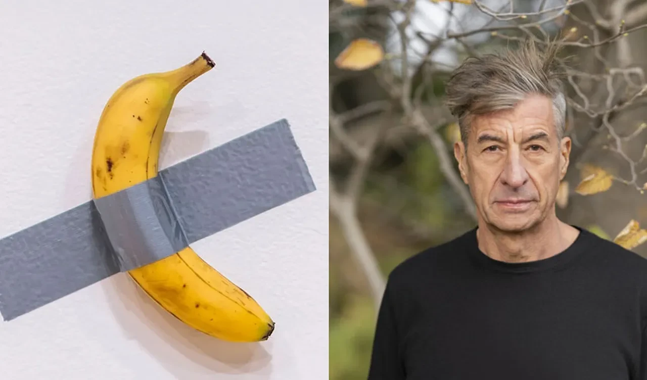 Çağdaş sanat dünyasının tartışmalı eserinin yine muzu çalındı