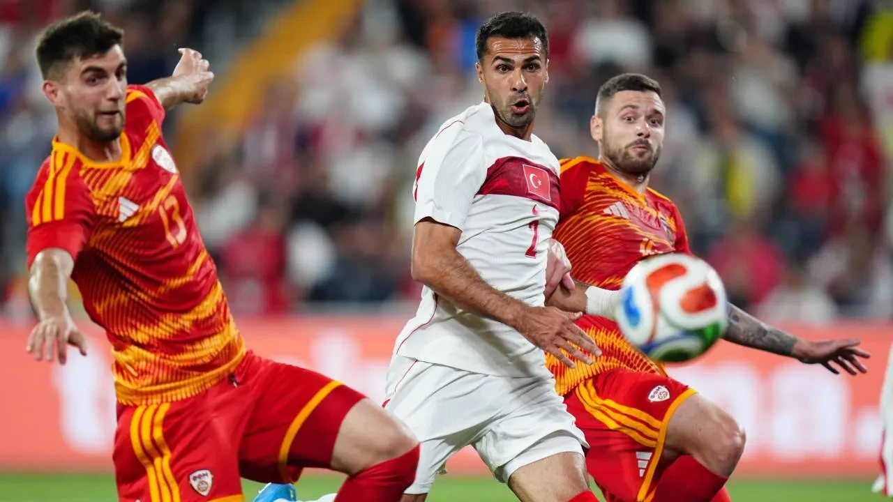 Türkiye'den 4-0'lık prova! A Milli Takım, Kuzey Makedonya'yı mağlup etti