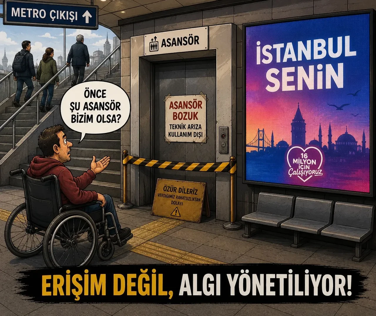 AK Parti'den “#İstanbulYönetilemiyor” çıkışı! Sosyal medyanın zirvesine oturdu