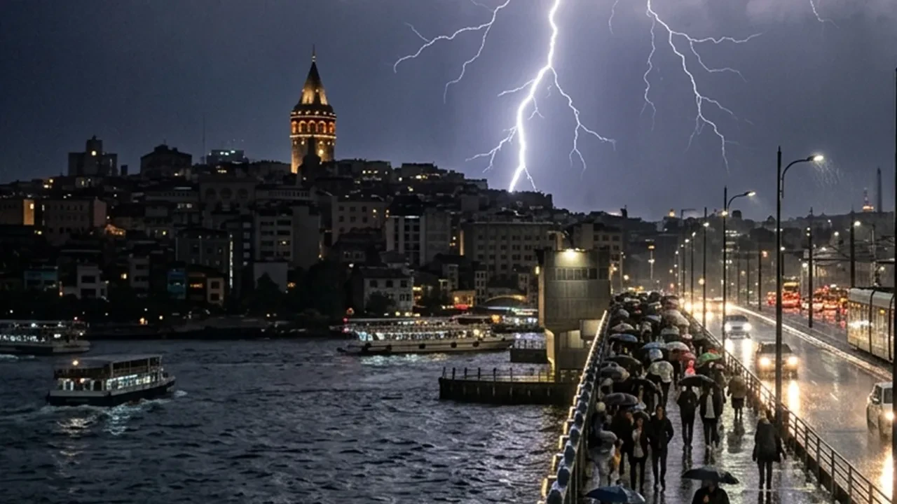 AKOM İstanbulluları gün vererek uyardı! Kuvvetli sağanak geliyor: Sıcaklıklar düşecek 