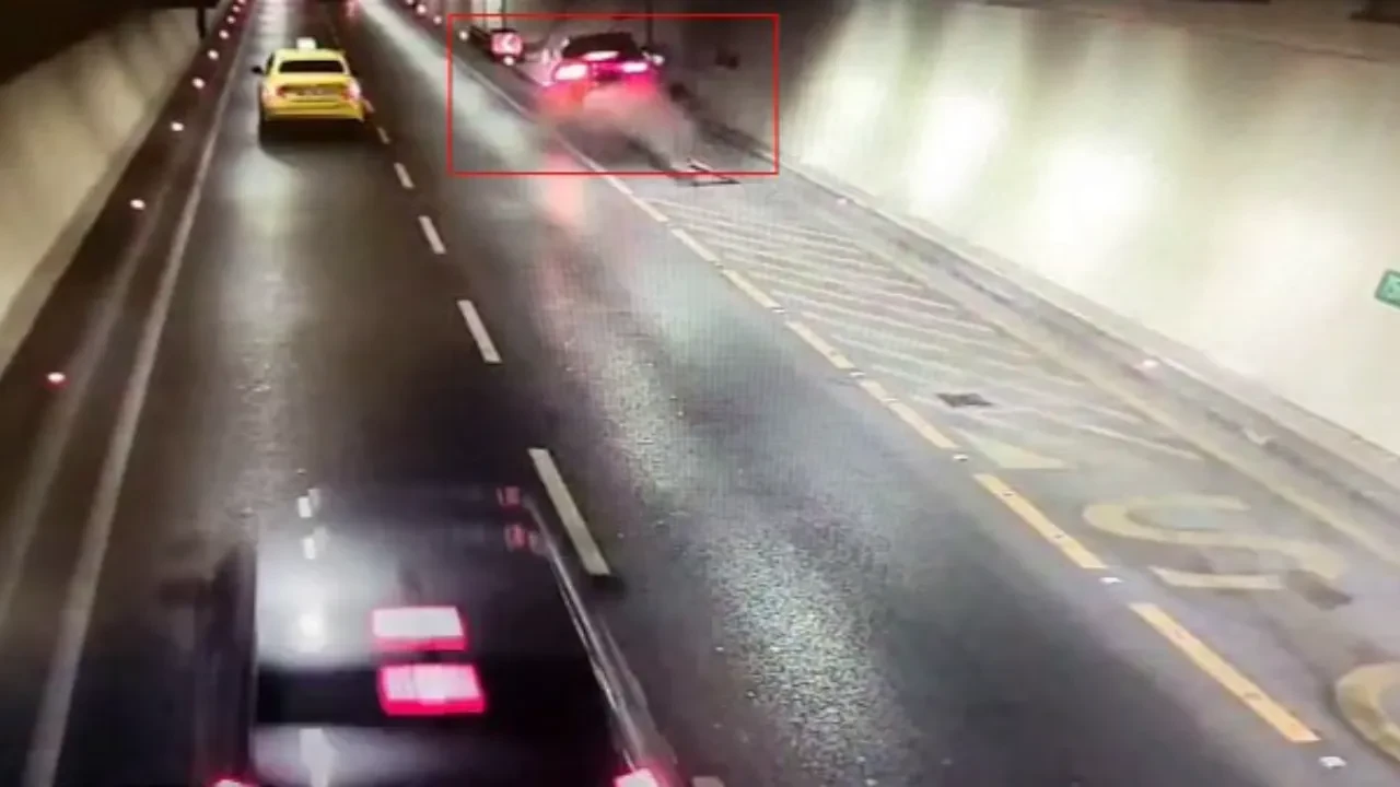 Avrasya Tüneli'ndeki kazanın görüntüleri ortaya çıktı!