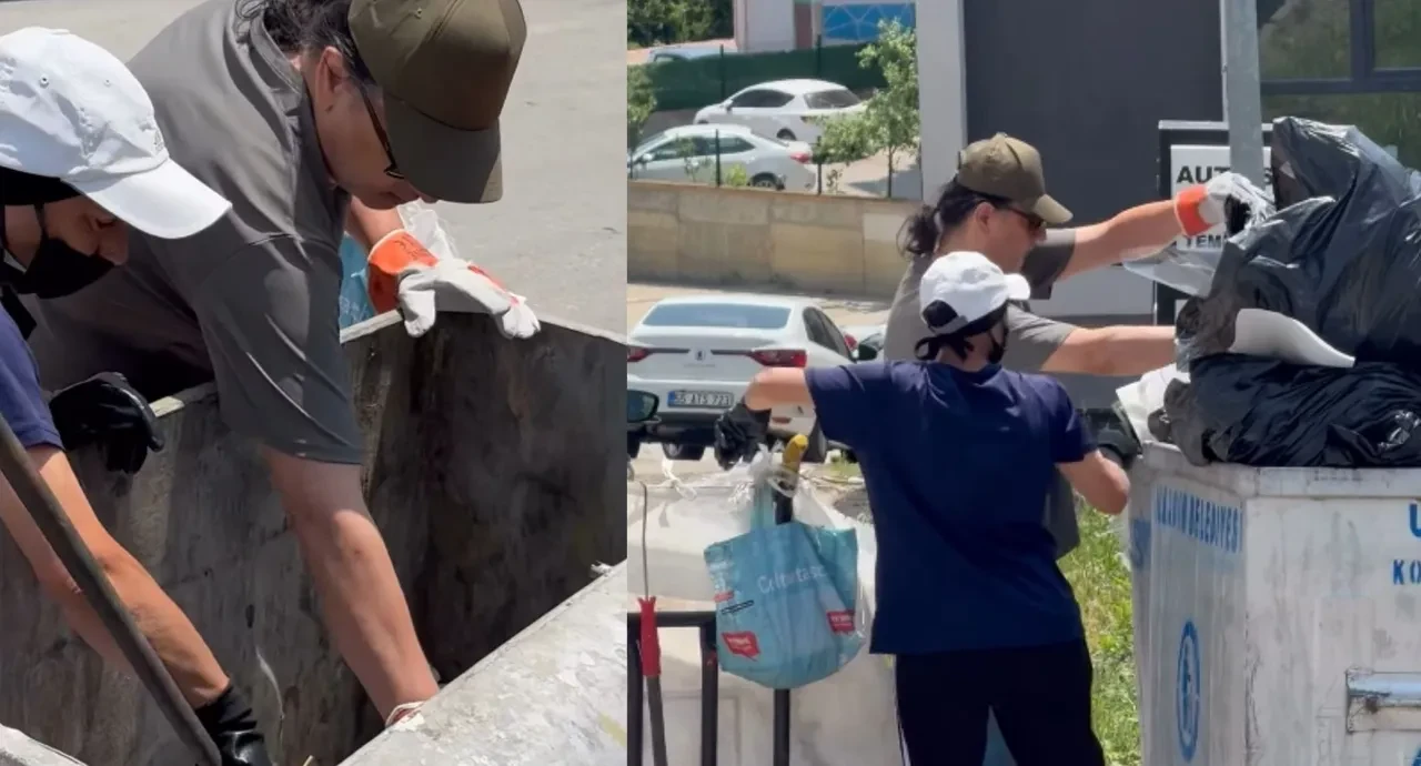 Çelik sokak sokak gezip çöpten kağıt topladı! O anları bu sözlerle paylaştı