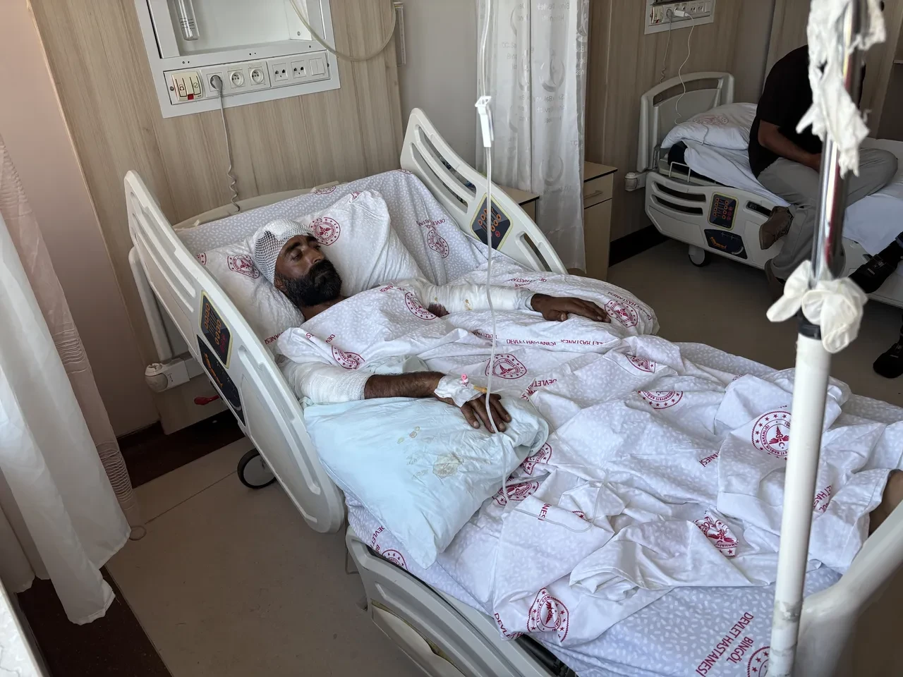 Mantar toplarken ayı saldırısına uğradı! Tek hareketi ile ayının pençelerinden kurtuldu