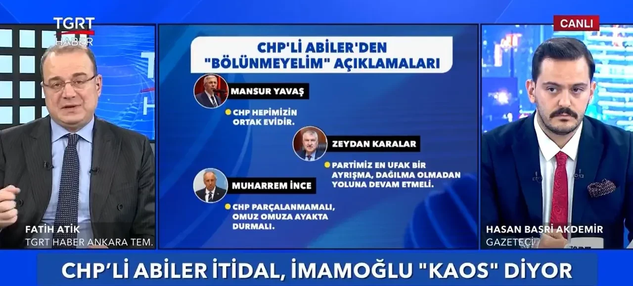 CHP'deki ayrışmada Özgür Özel istifa mı edecek? Fatih Atik anlattı: Ağır abilerin dediği olmadı