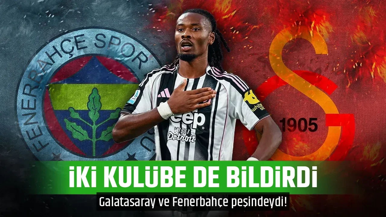 İKİ KULÜBE DE BİLDİRDİ