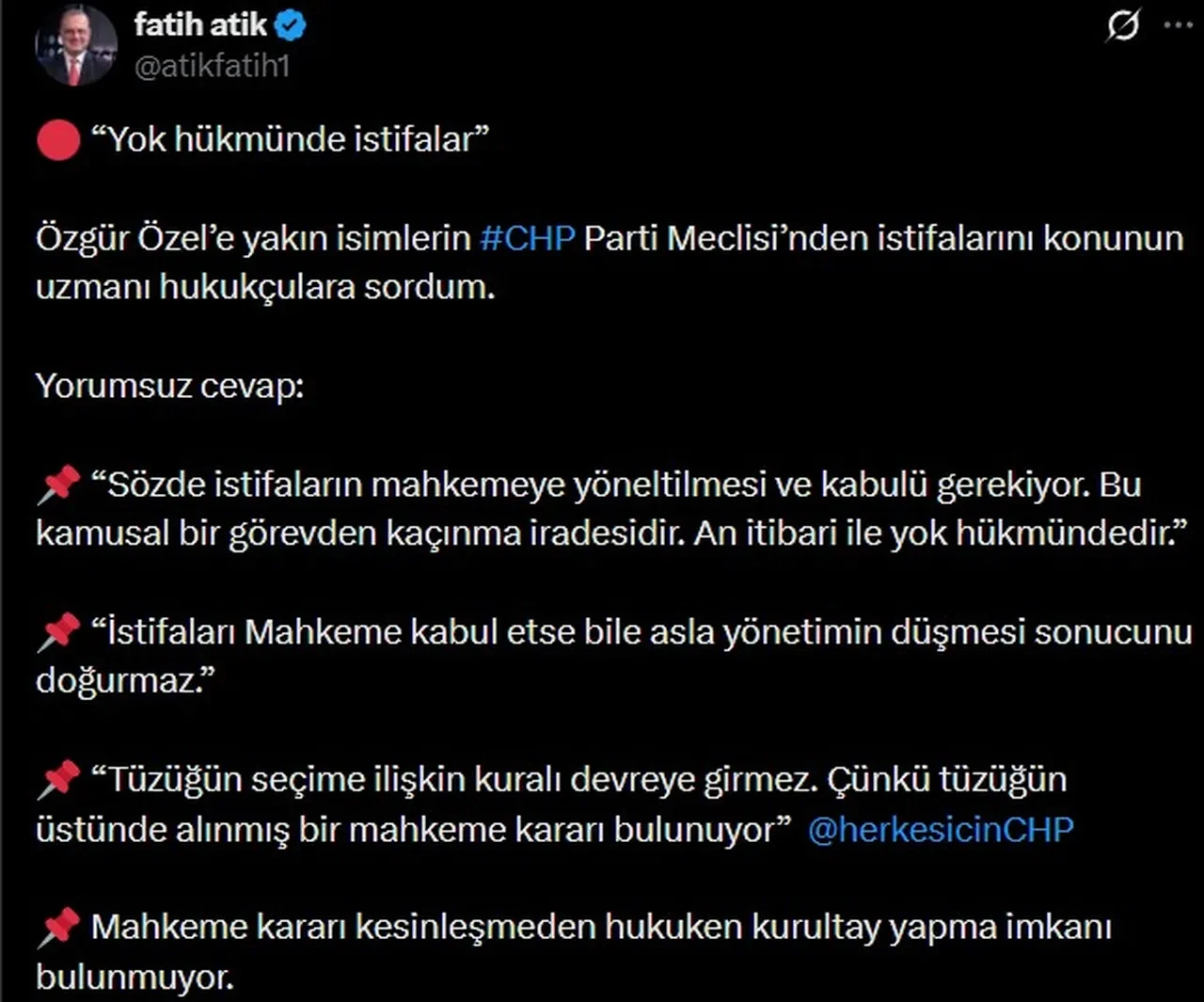 Özgür Özel ve ekibinde olağanüstü kurultay hamlesi! Parti Meclisi'nden istifa ettiler