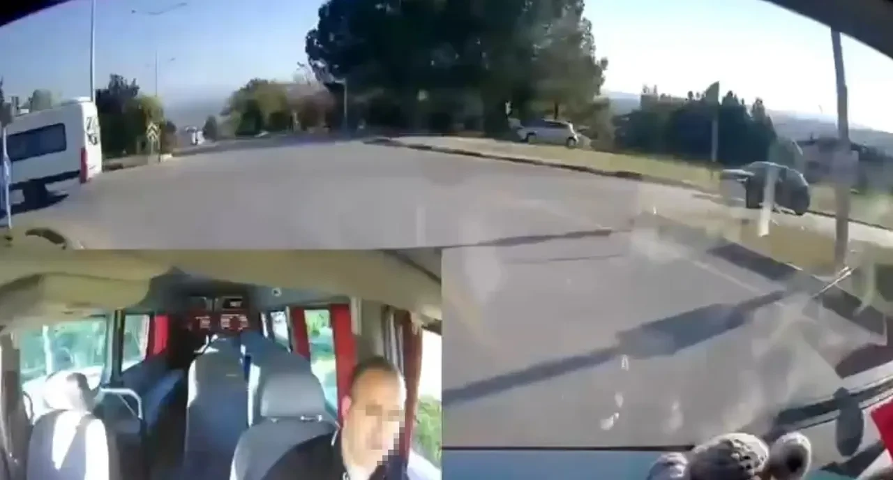 Savcı ile minibüs şoförünün trafikteki tartışması kamerada! Soruşturma başlatıldı