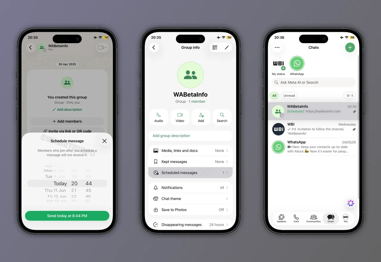 WhatsApp kullananlar dikkat: Zaman ayarlı mesaj özelliği geldi