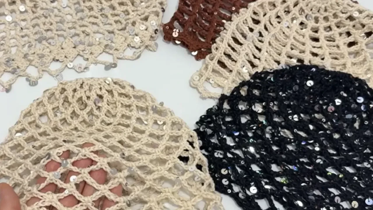 Tığ işi örgüyle yazın en trend aksesuarı file şapka yapımı! Bir oturuşta bitiyor