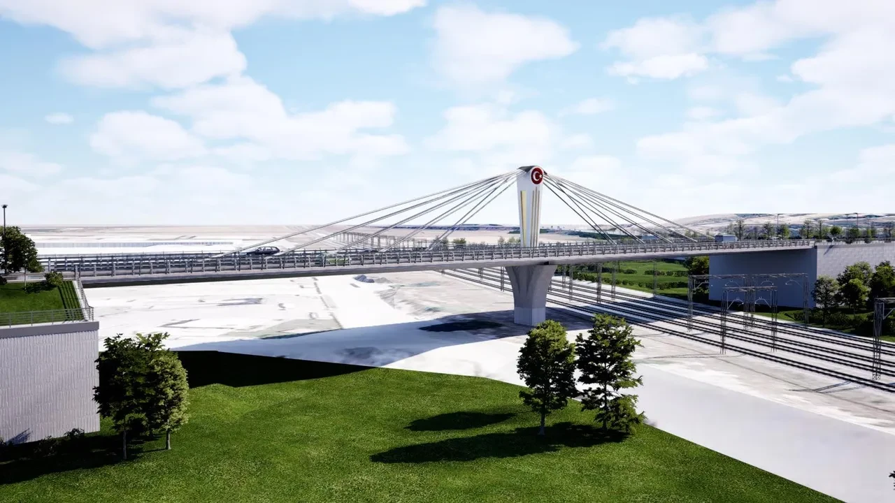 Ankara'nın kalbine 140 metrelik yeni köprü! Dikkat çeken Eyfel Kulesi detayı