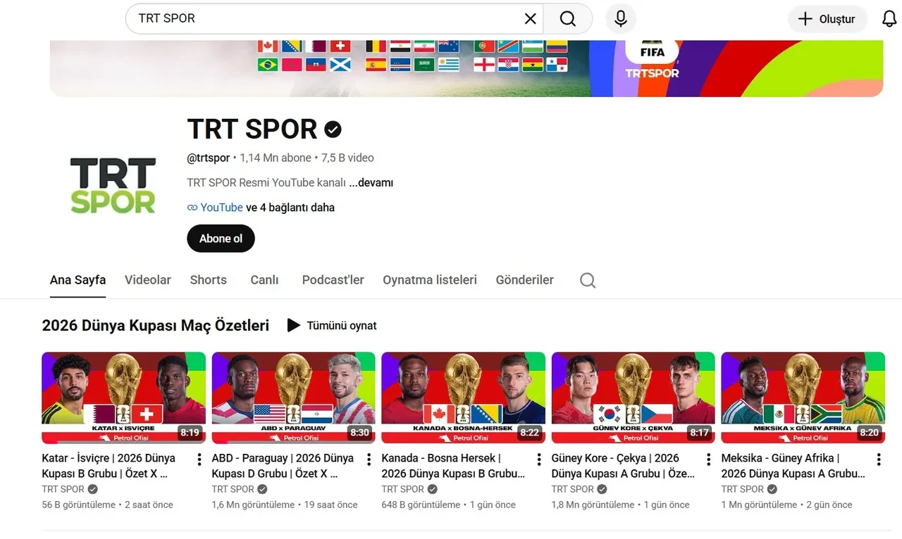 Avustralya Türkiye maç özeti TRT 1 izle! YouTube 2026 Dünya Kupası D Grubu A Milli Takım maç özeti (TRT Spor)