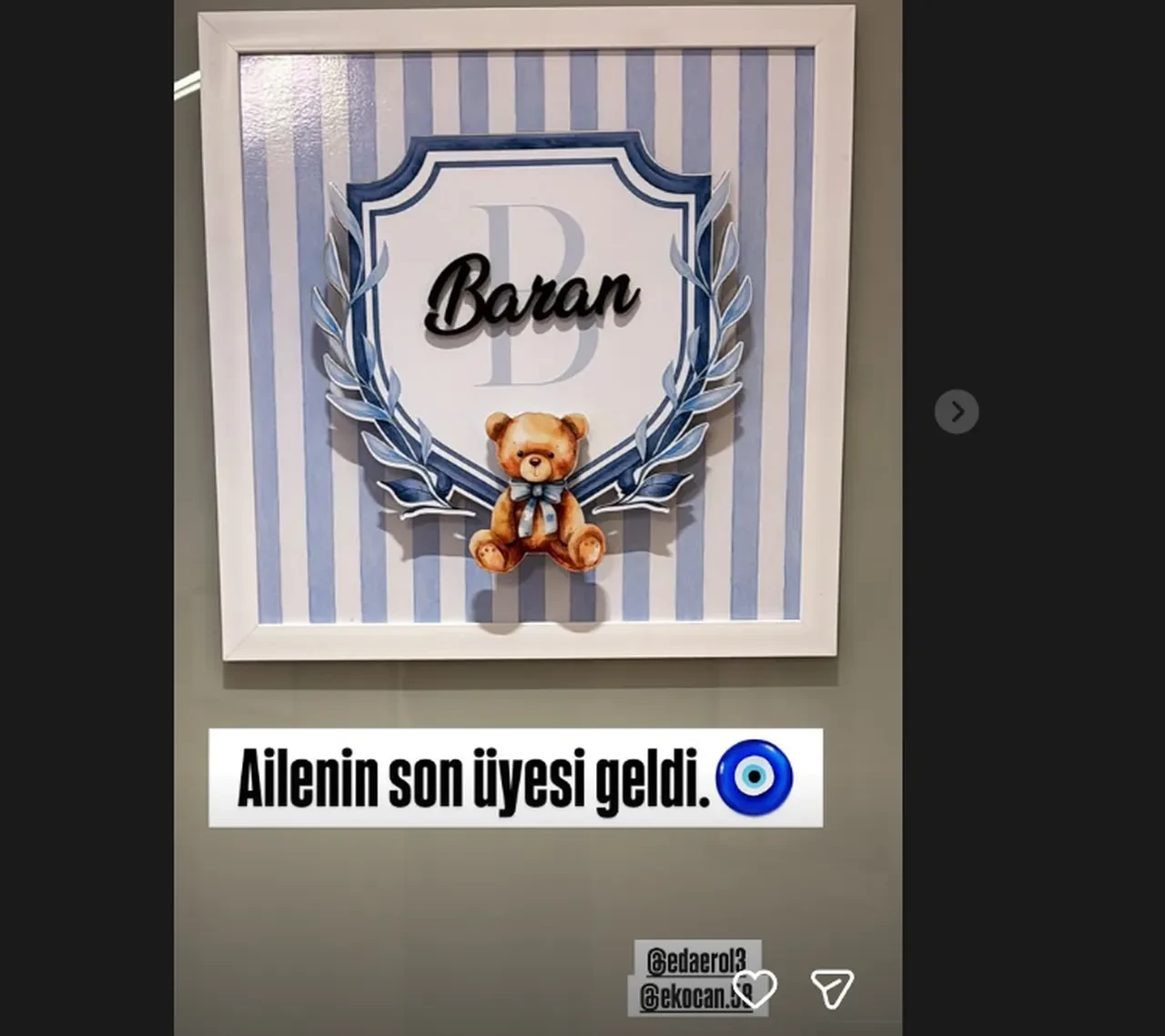 Esra Erol'un kardeşi Eda Erol anne oldu! Esra Erol sevinçli haberi böyle duyurdu