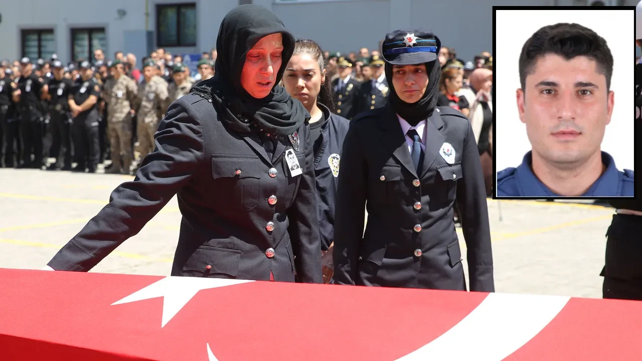 KADES ihbarında astsubayın şehit ettiği polis memuru Tayfun Baş ebediyete uğurlandı! 17 gün önce baba olmuştu: Eşinin sözleri yürek yaktı
