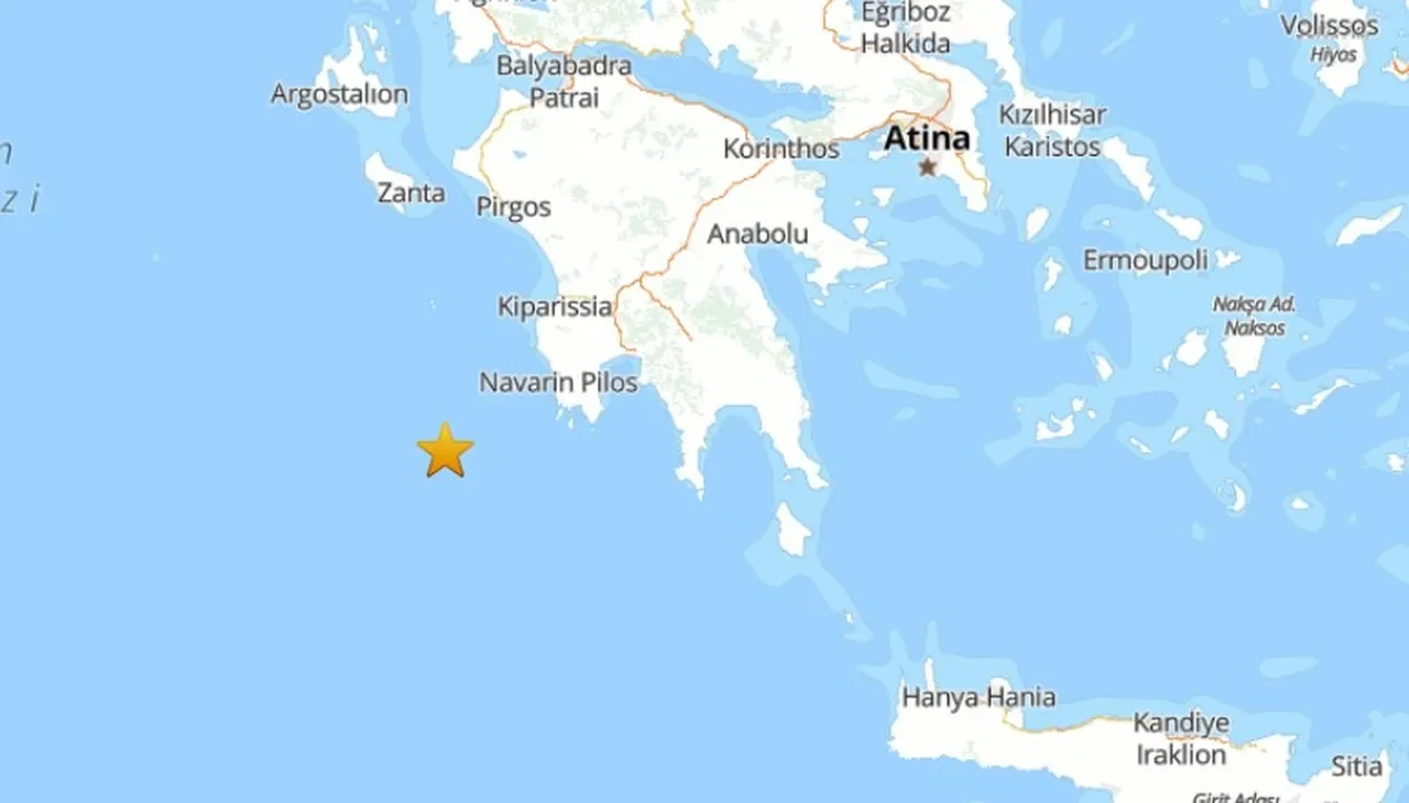 Yunanistan açıklarında deprem oldu