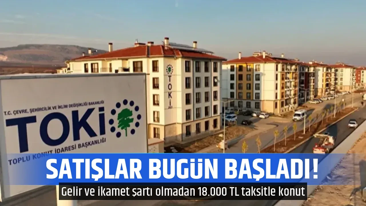 SATIŞLAR BUGÜN BAŞLADI!