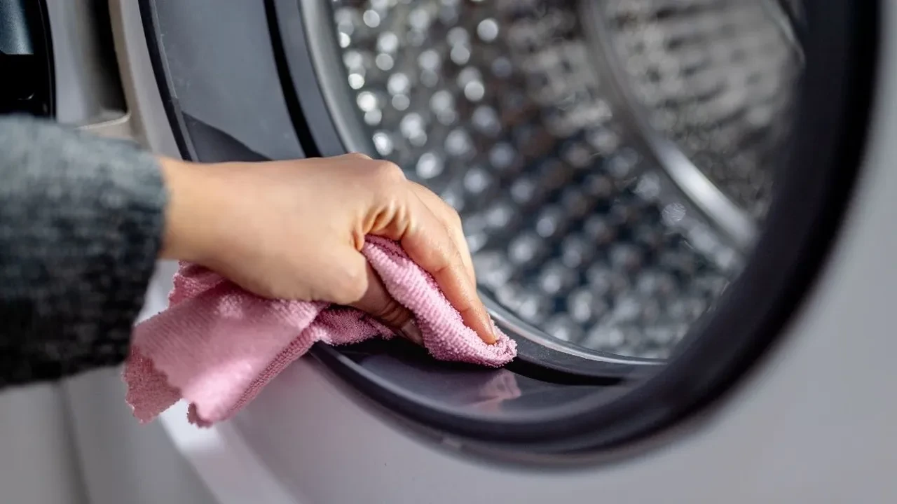 Çamaşır makinesinin lastiğinde oluşan kötü koku ve siyah küf lekeleri ovalamadan nasıl temizlenir?