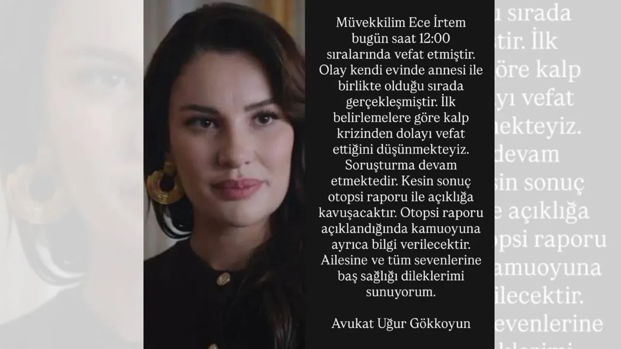 Kızılcık Şerbeti oyuncusu Ece İrtem'in son görüntüleri! Ölümü ardındaki acı gerçek