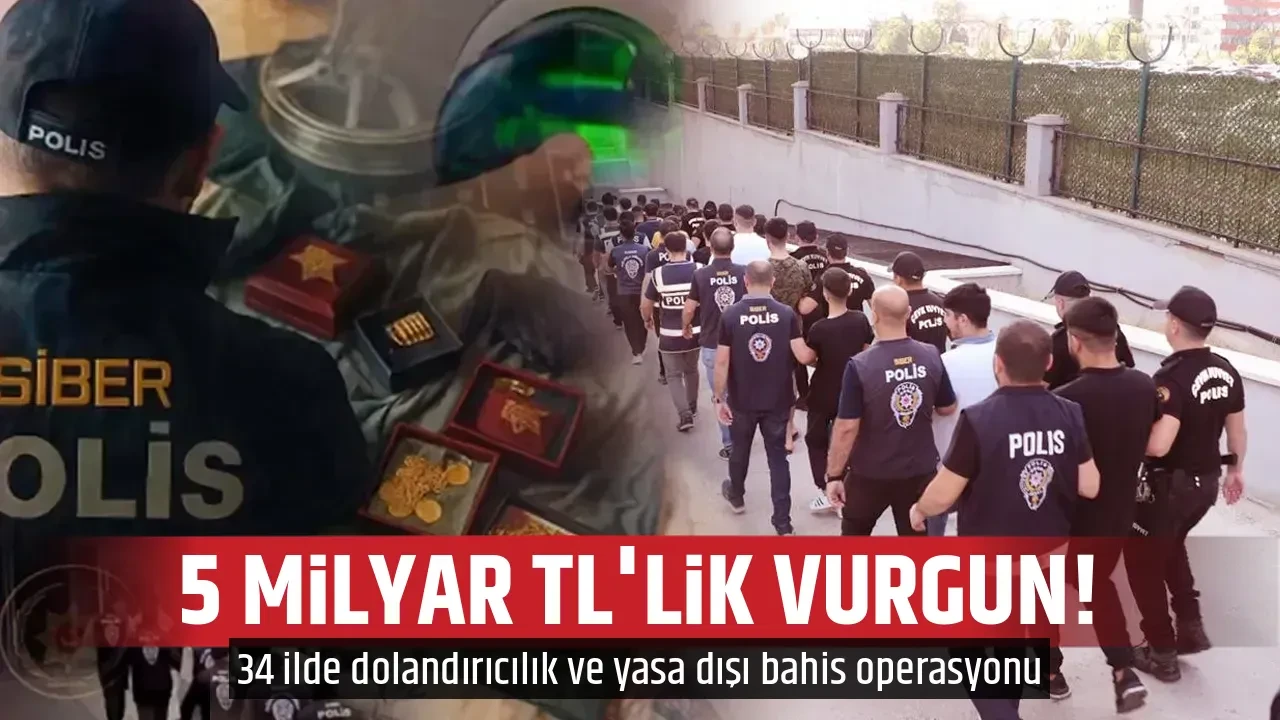 5 MİLYAR TL'LİK VURGUN!