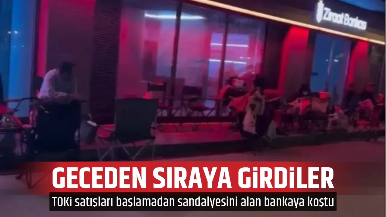 GECEDEN SIRAYA GİRDİLER