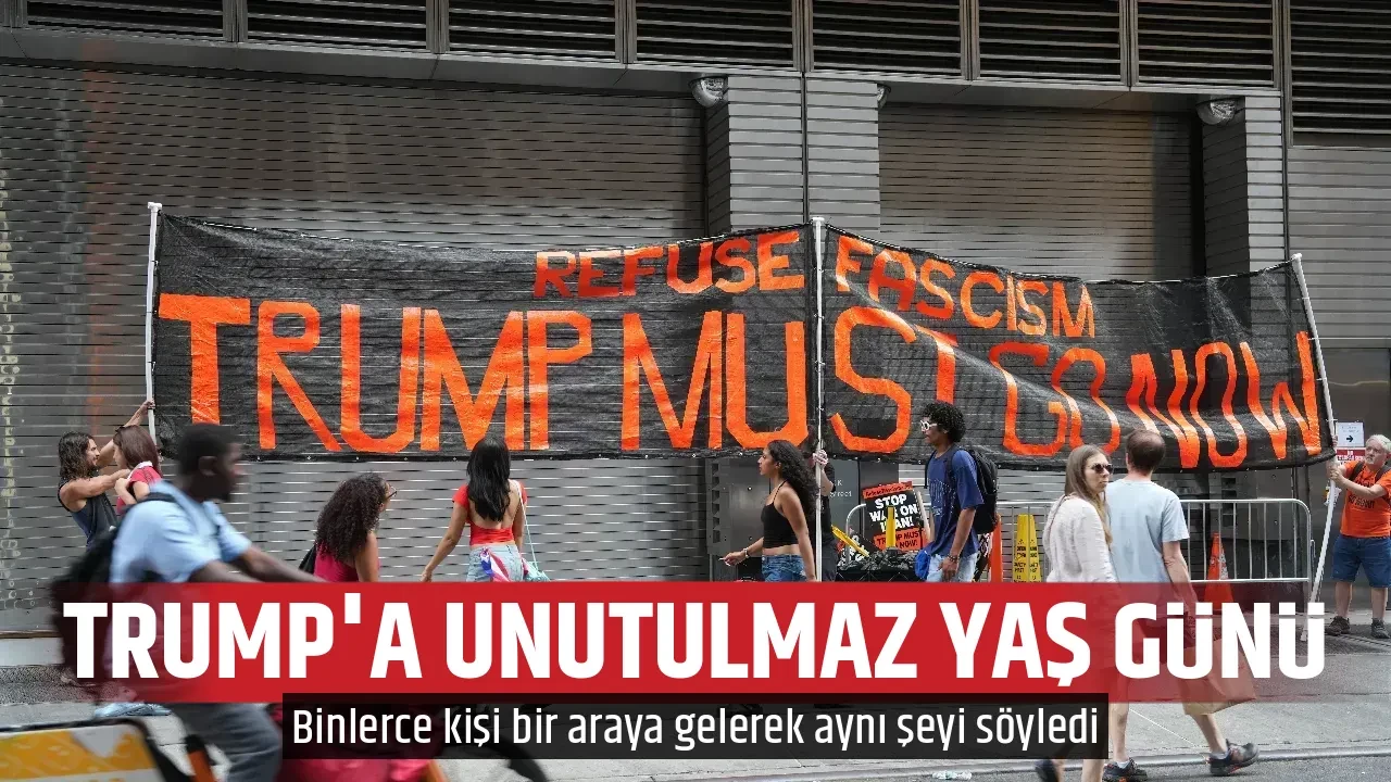 TRUMP'A UNUTULMAZ YAŞ GÜNÜ 