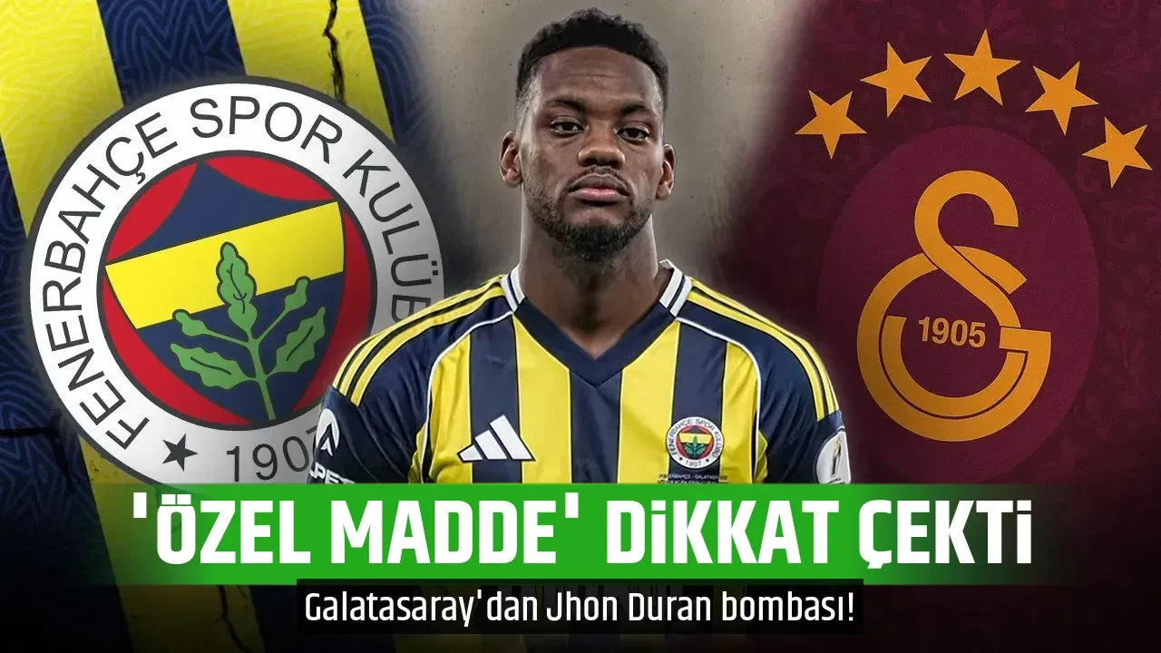 'ÖZEL MADDE' DİKKAT ÇEKTİ