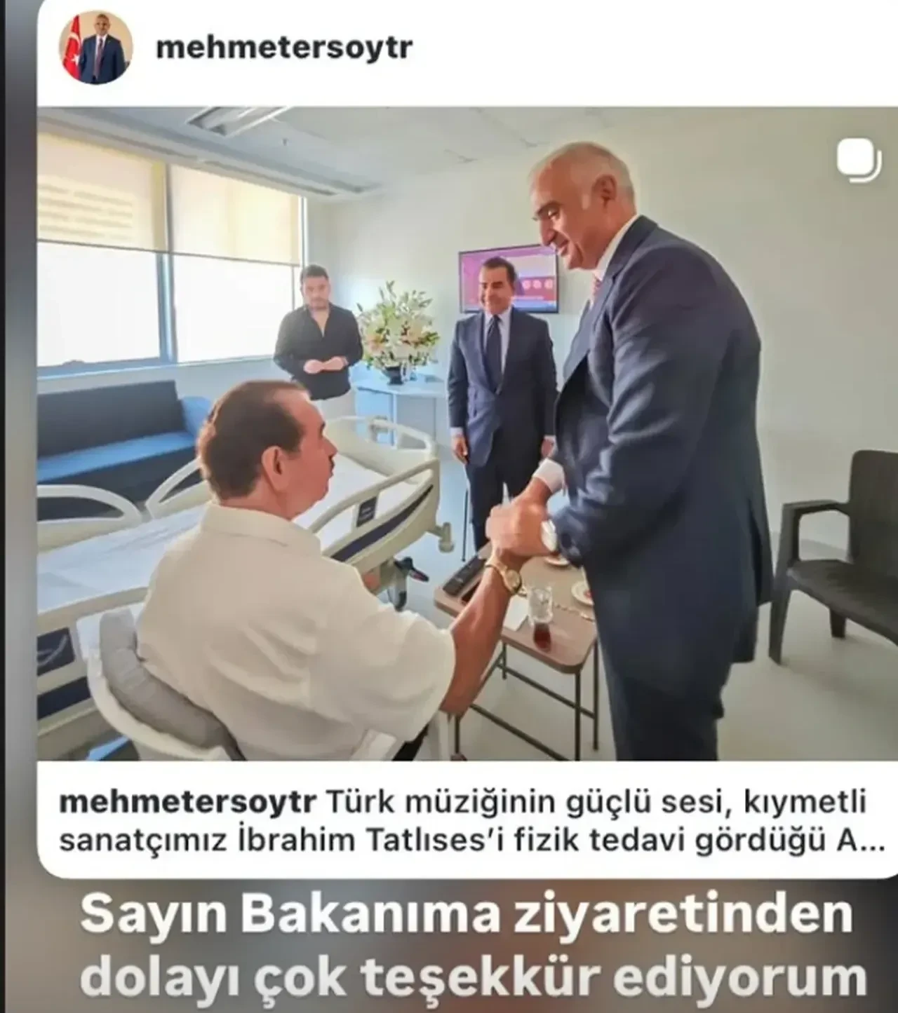 İbrahim Tatlıses'e moral dopingi! Hastane günlerine çiğ köfteli sürpriz damga vurdu