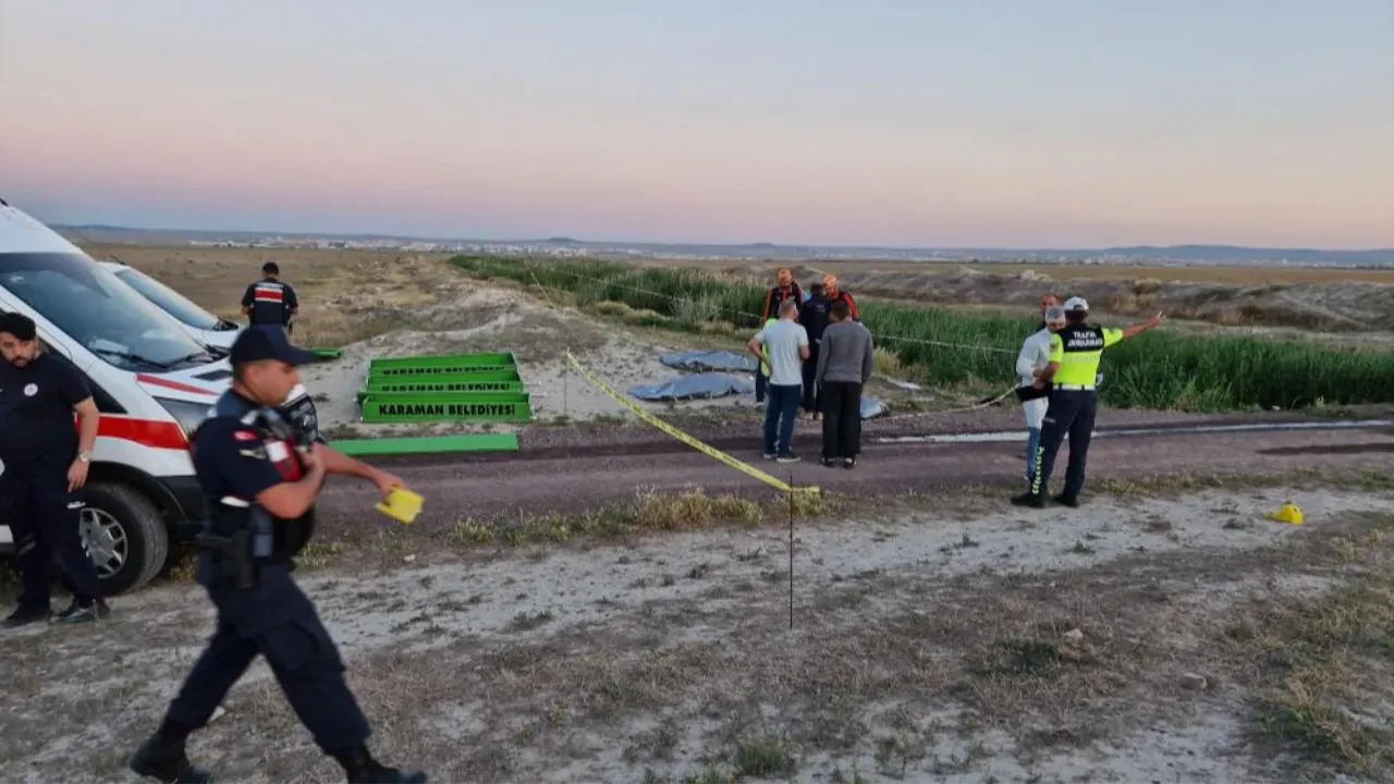 Karaman'da tarım işçisi aile feci kazada parçalandı: Otomobil dereye devrildi, 3 çocuk can verdi!