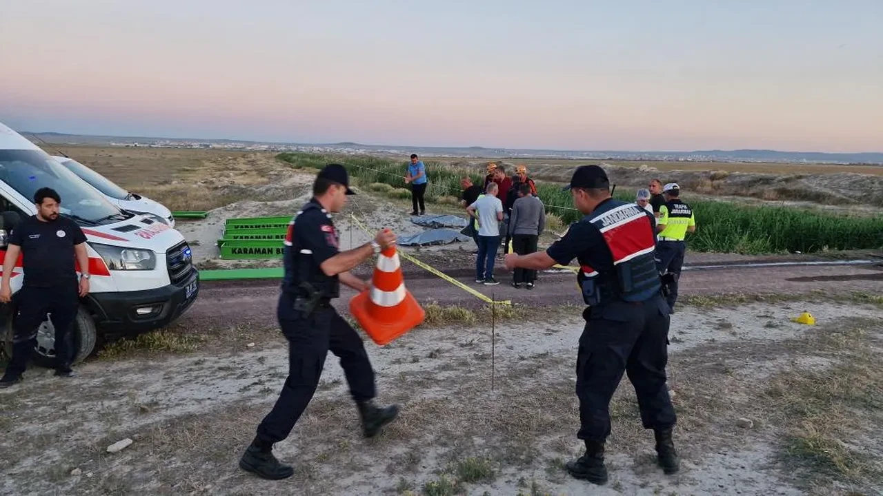 Karaman'da tarım işçisi aile feci kazada parçalandı: Otomobil dereye devrildi, 3 çocuk can verdi!