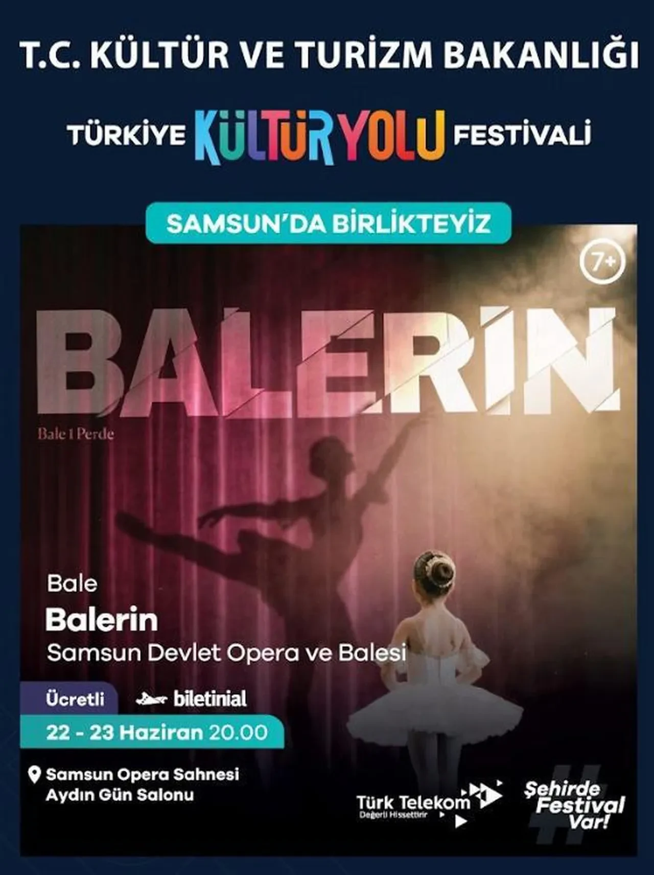 Türkiye Kültür Yolu Festivali'nin yedinci durağı Samsun