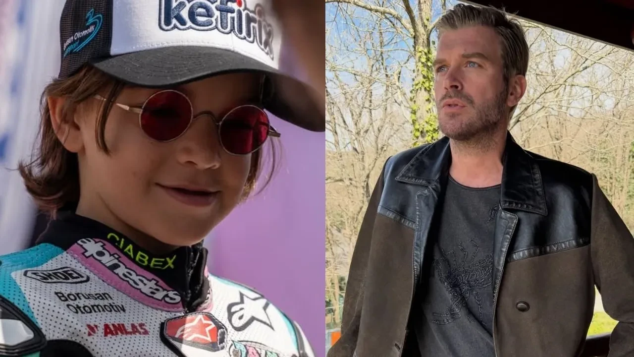 Adrenalin dolu anlar! 7 yaşındaki Zayn Sofuoğlu direksiyona geçti, Kıvanç Tatlıtuğ panikledi