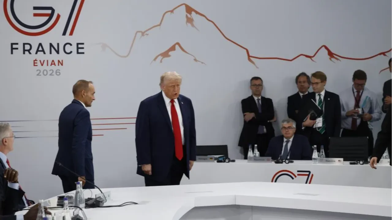 Donald Trump, G7 zirvesindeki toplantıya 1 saat geç kaldı: Diğer liderlere 