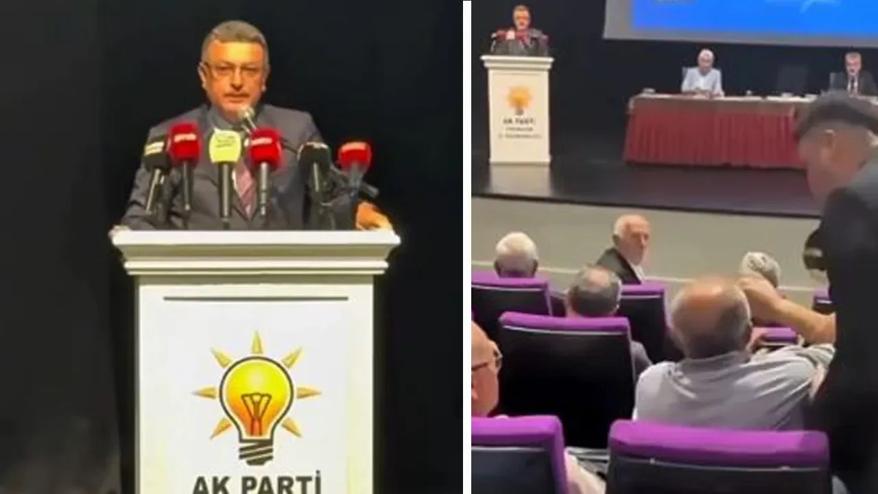 AK Parti Trabzon İl Danışma Meclisi Toplantısı'nda gerginlik! Kur'an ve müftülerle ilgili sözleri nedeniyle salondan çıkarıldı